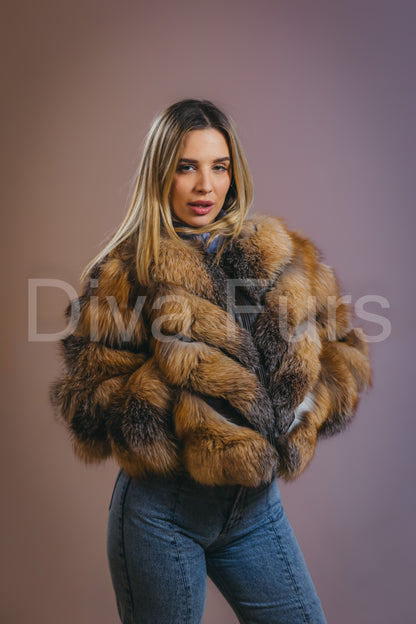 Bunda Aurora-braon šarena