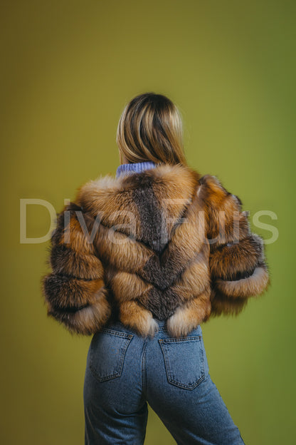 Bunda Aurora-braon šarena