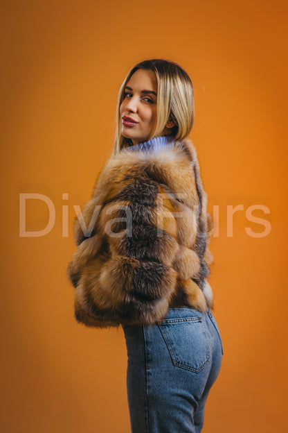 Bunda Aurora-braon šarena